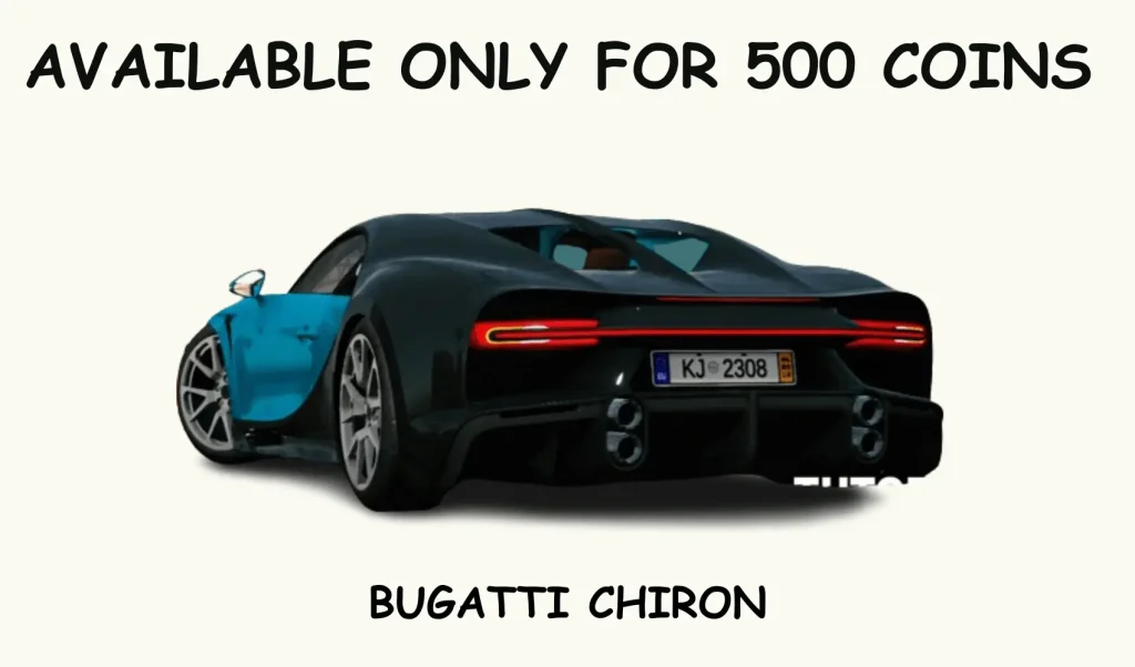 BUGATTI CHIRON SPECS IN CAR PARKING MULTIPLAYER MOD APK PREVIEW