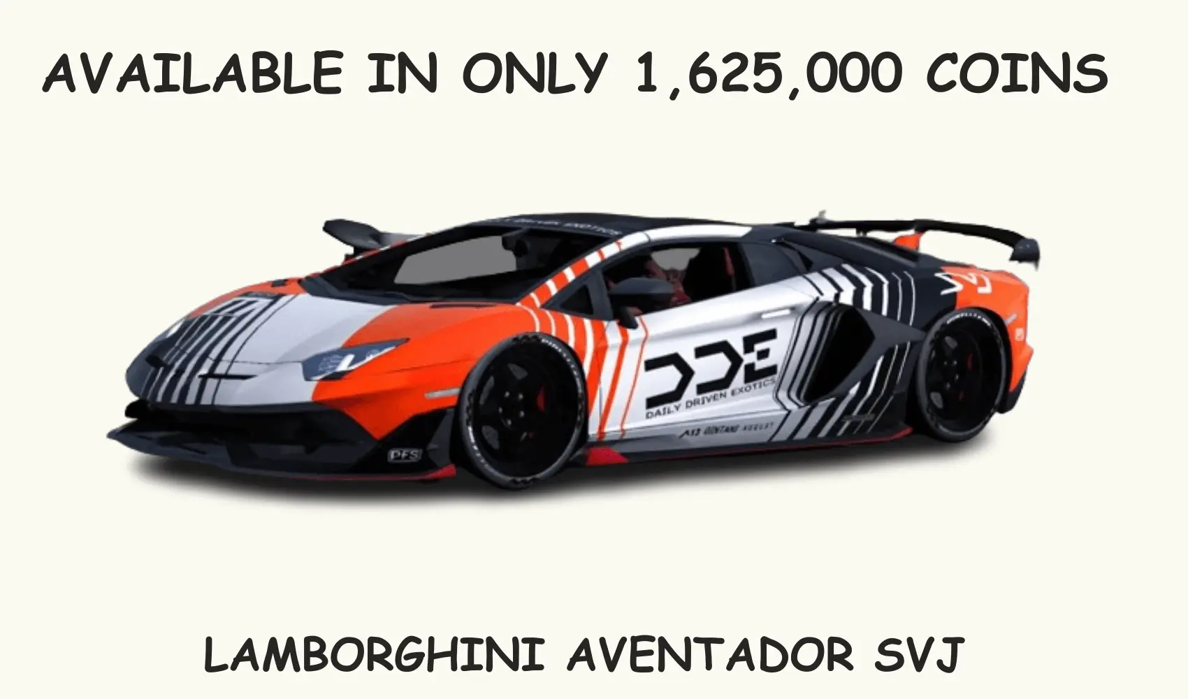 Lamborghini Aventador SVJ PRICE IN CAR PARKING MULTIPLAYER