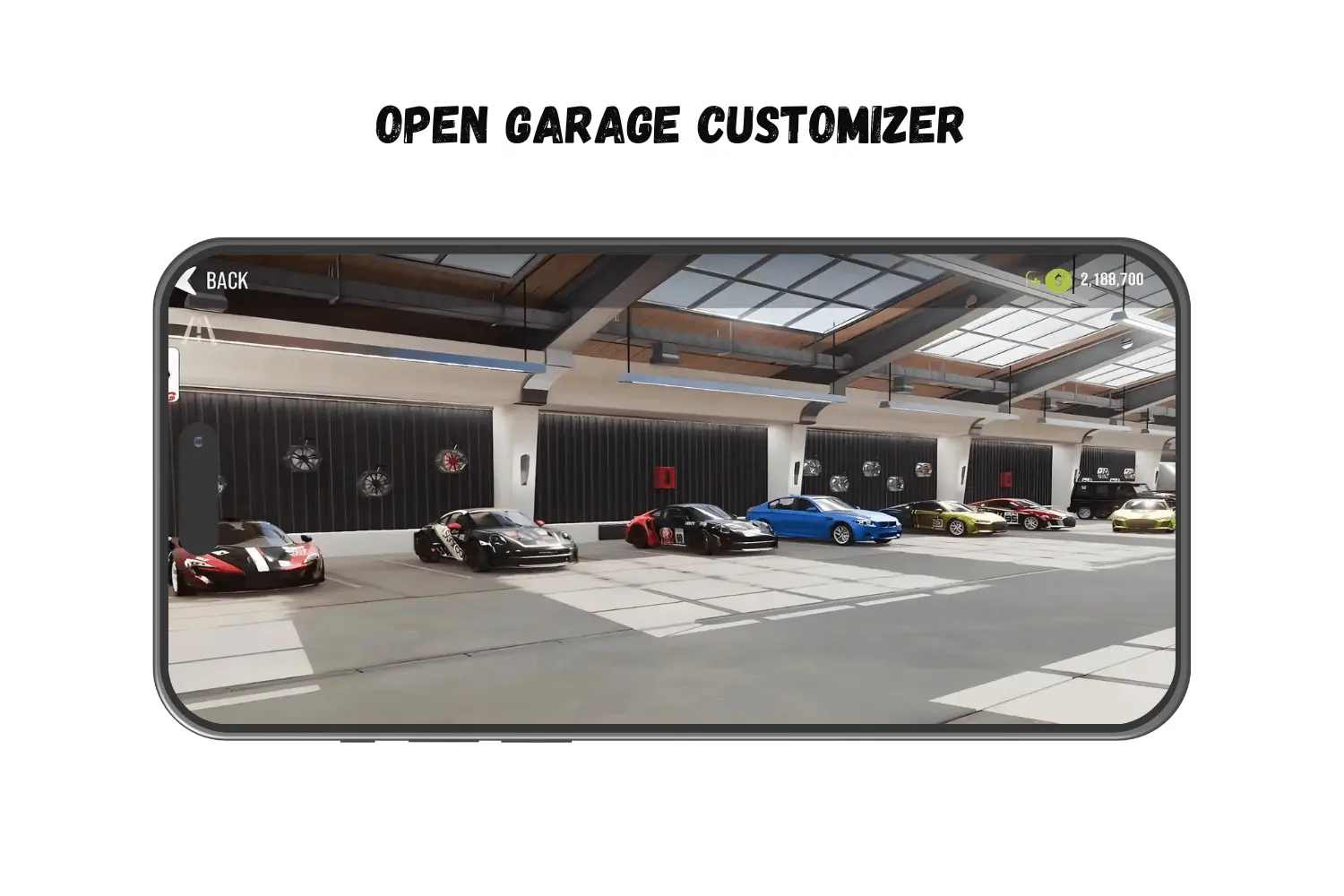 OPEN GARAGE CUSTOMIZER