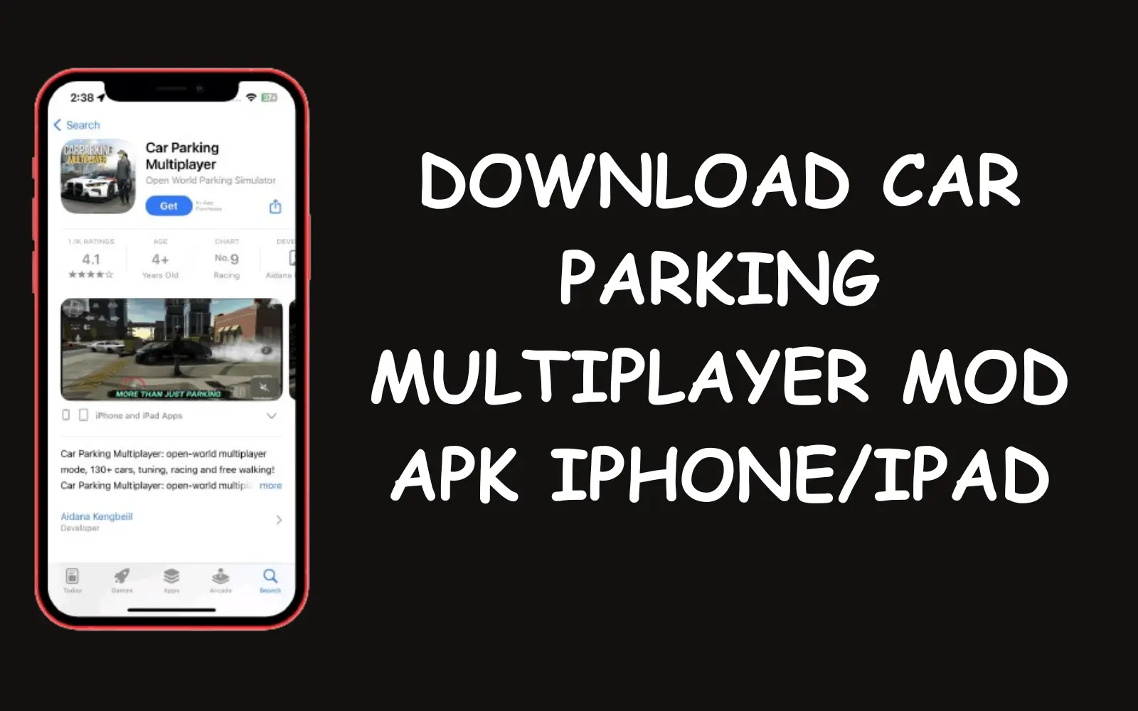 mod apk car parking multiplayer ios